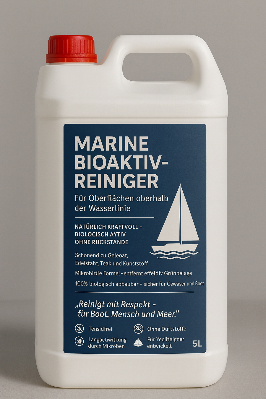 BaktoKratos Maritim: bioaktiver  mikrobieller Reiniger für Boote und Yachten mit der Kraft aus Bakterien und Enzymen